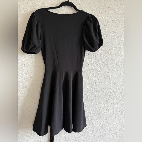 Windsor Black Wrap Midi Dress Size S - Picture 5 of 10